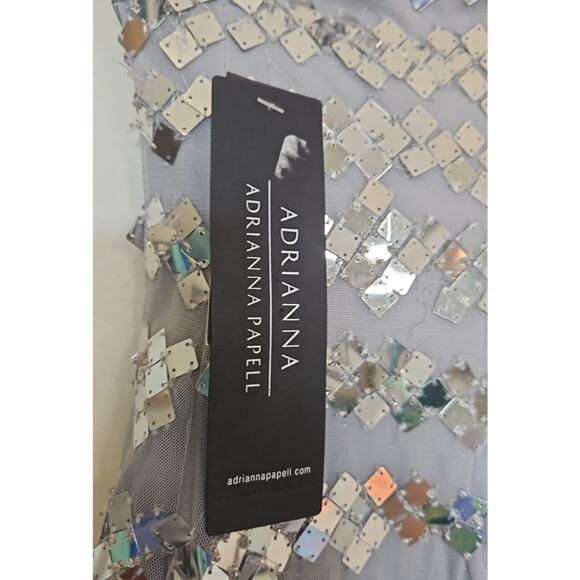 Adrianna by Adrianna Papell Women’s Beaded Halter Swing Dress – Size 12 - Picture 4 of 6